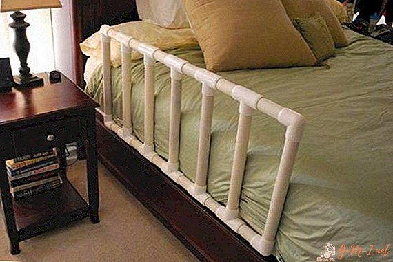 Do-it-yourself sideboard for a bed from falls