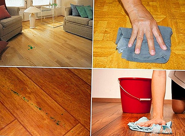 How to wash green from linoleum