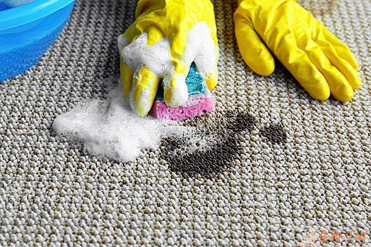 How to remove iodine from the carpet