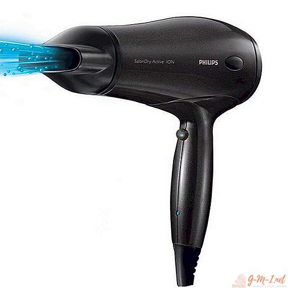 O que é ionização do secador de cabelo?
