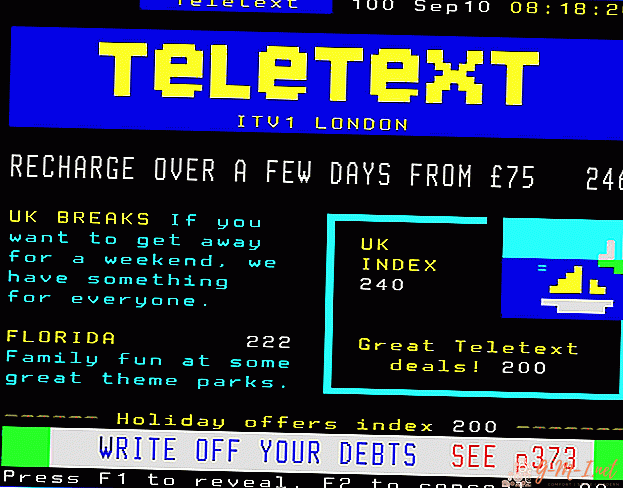 What is teletext on TV