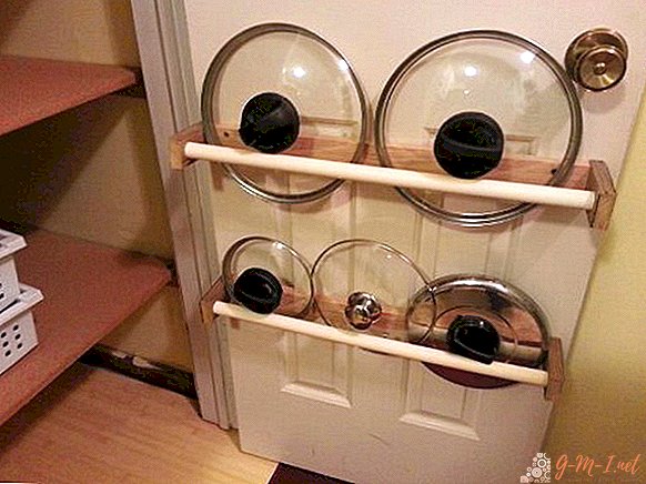 Holder for lids from pans do it yourself