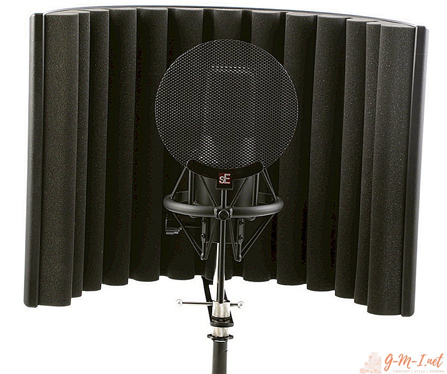 What is a pop filter for a microphone for?