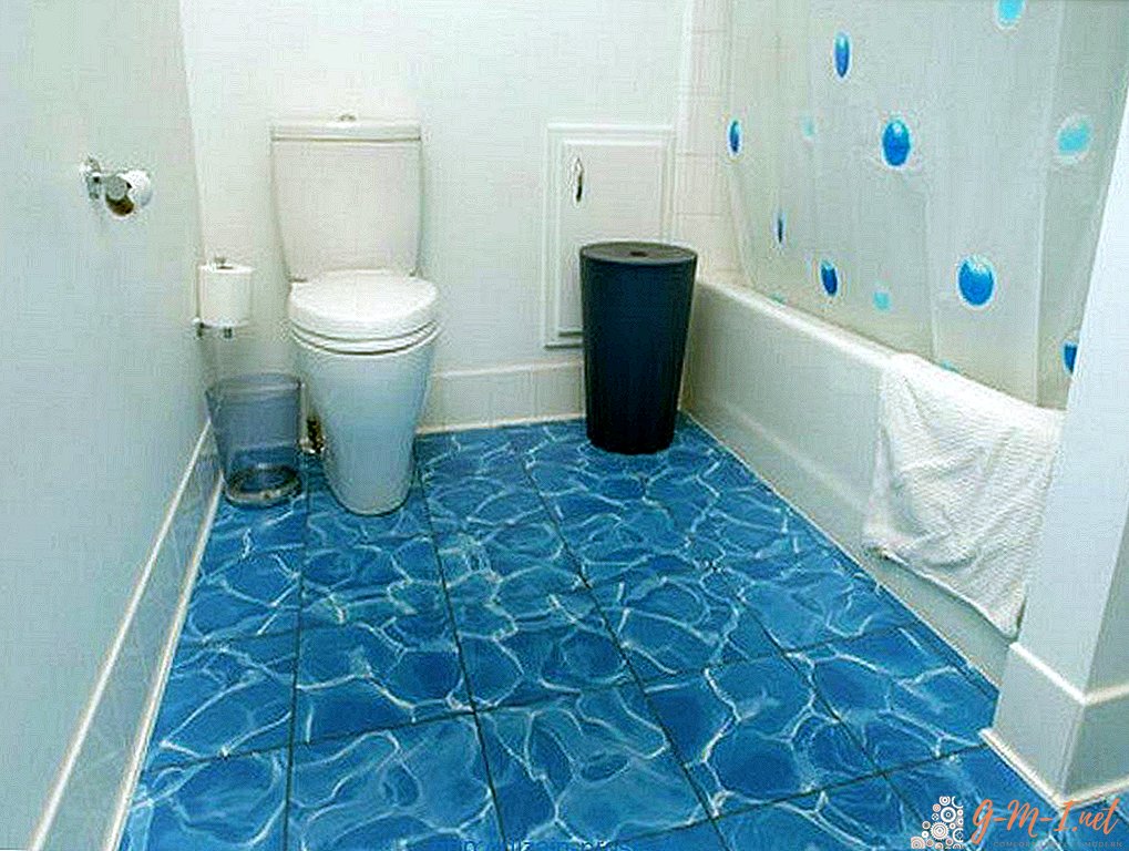How to lay tiles in the bathroom on the floor