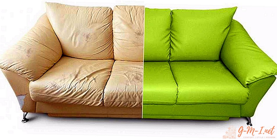 How to update a sofa at home