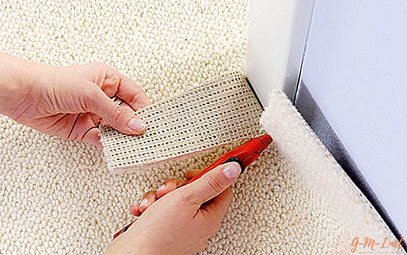 How to trim a carpet at home