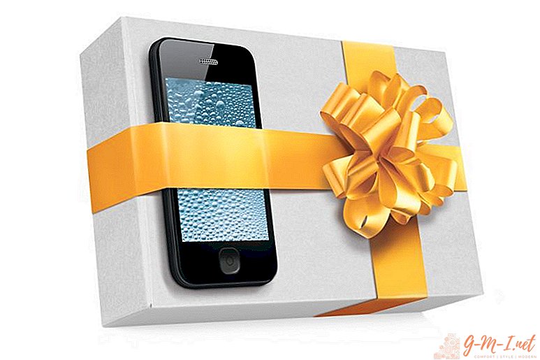 How to originally pack a mobile phone as a gift
