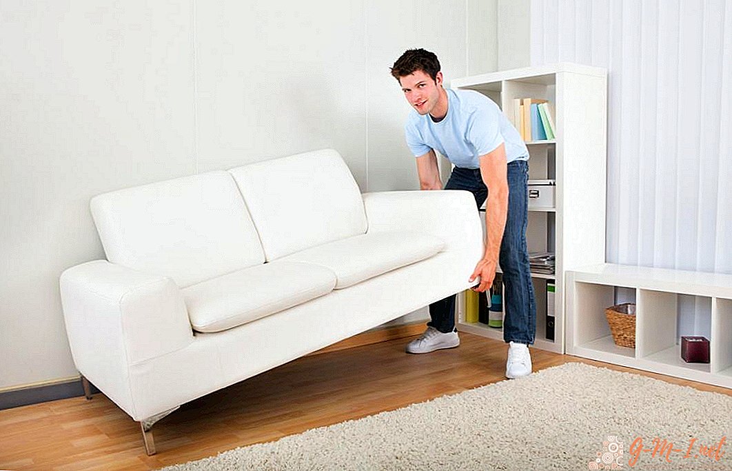 How to move heavy furniture on linoleum