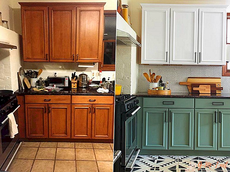 How to repaint a kitchen set with your own hands