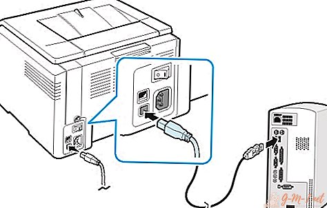 How to connect a printer through a network cable