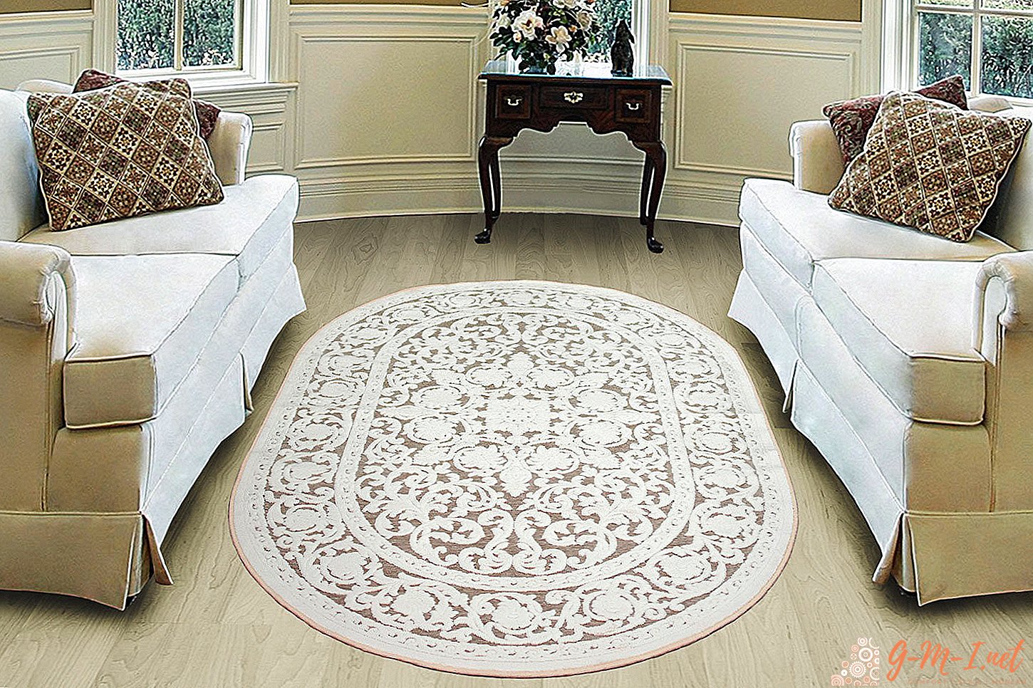 How to choose a carpet for the interior with a photo
