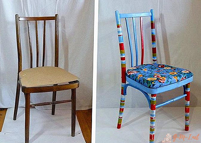 How to color a chair