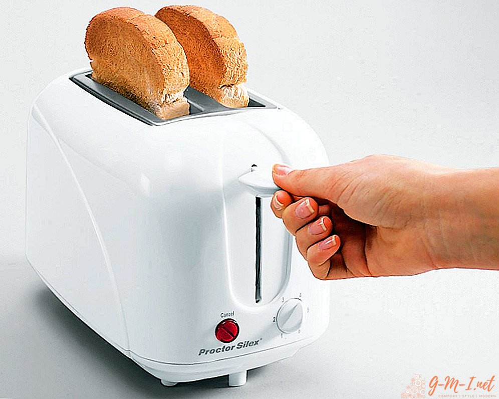 Wie man einen Toaster benutzt