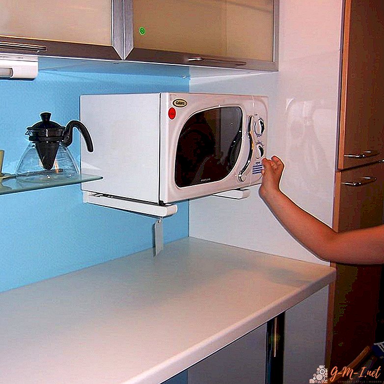 How to hang a microwave on a wall