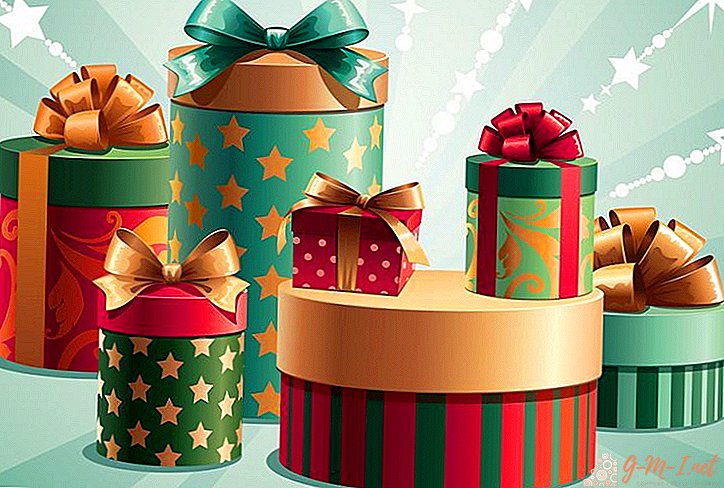 How to make gift boxes under the Christmas tree