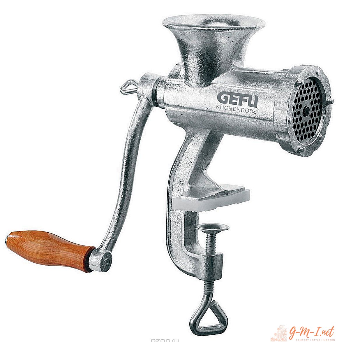 How to assemble a manual meat grinder