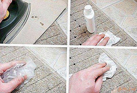 How to remove wax from a carpet