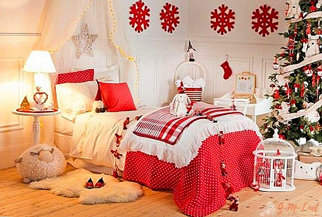 How to decorate the bedroom for the New Year
