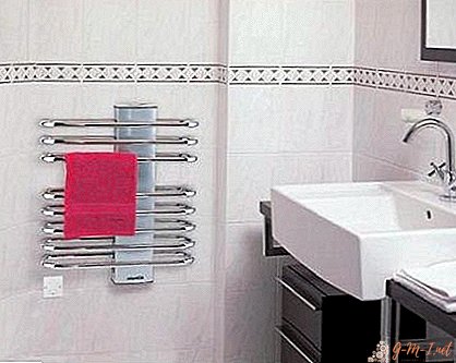How to install an electric heated towel rail in the bathroom yourself