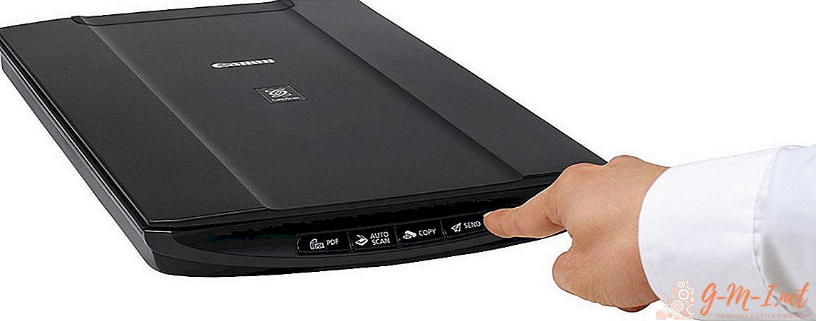 How to turn on the scanner