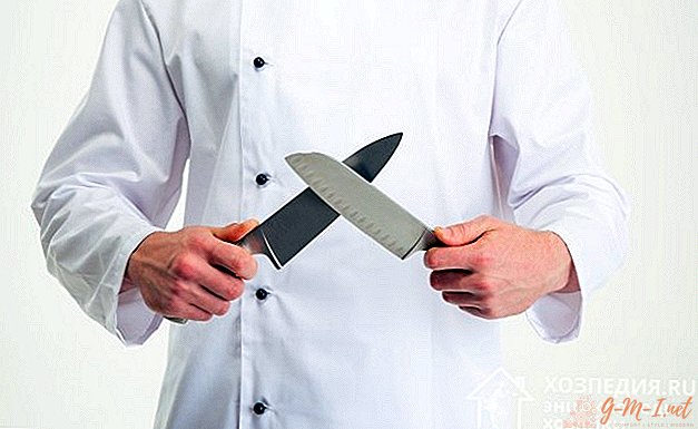 Sådan skærpes en keramisk kniv