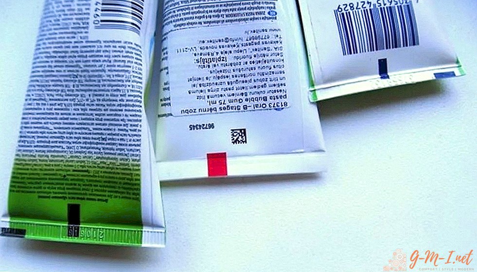 The square on the packaging of toothpaste: check what color it is and what it means!