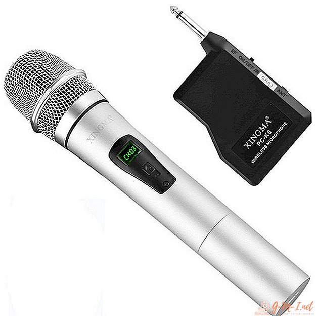Mikrofon karaoke tanpa wayar dengan pembesar suara