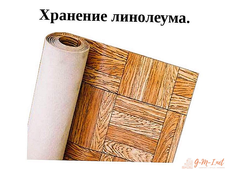 Can linoleum be stored in the cold