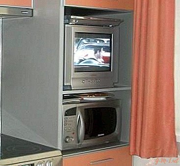 Can I put the TV on the microwave