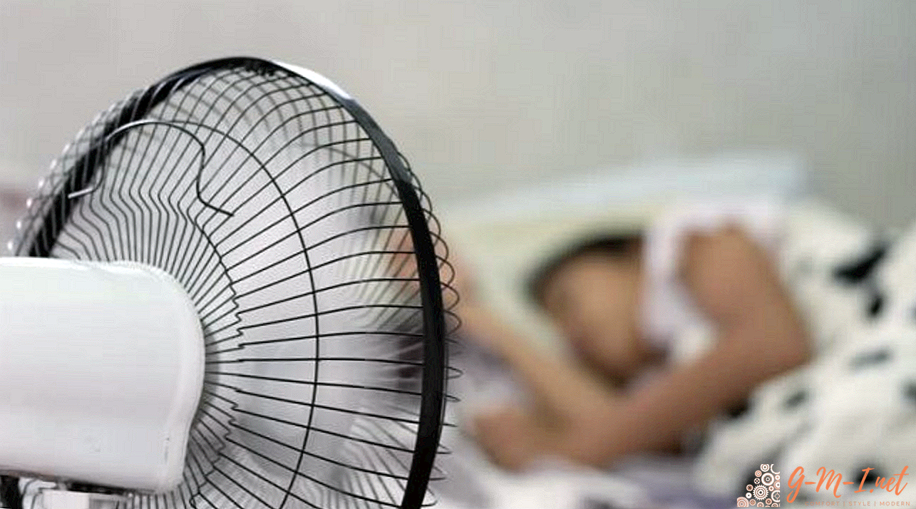 Perigo de sono com o ventilador ligado