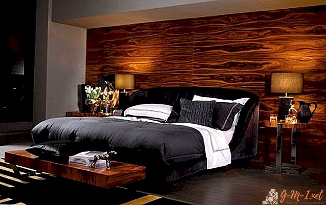 木製の寝室の装飾