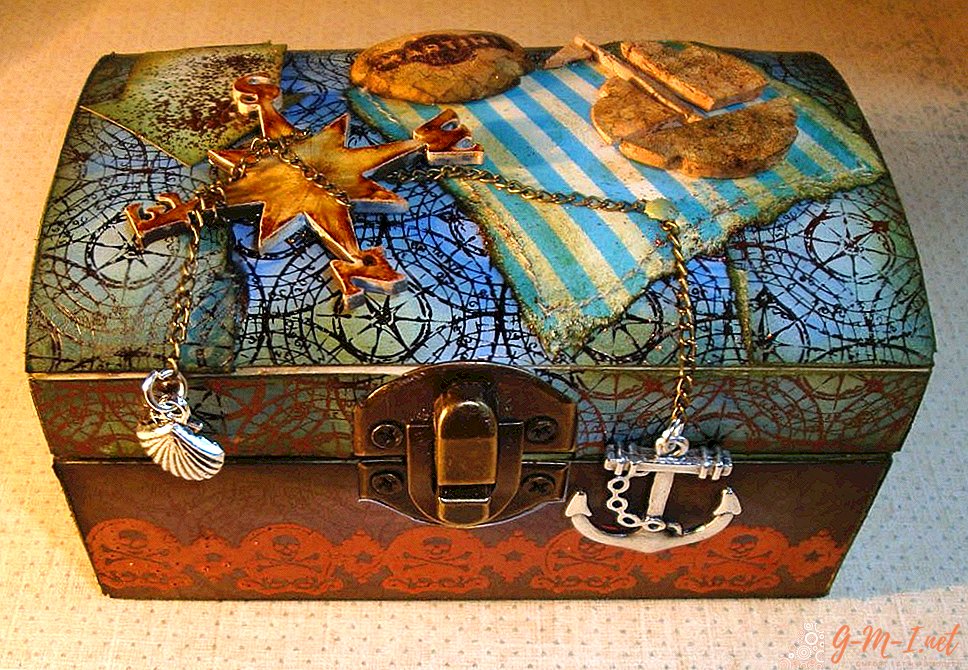 DIY pirate chest
