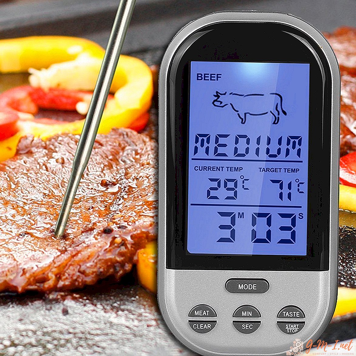 Защо мъжете ще се зарадват с цифров термометър за месо