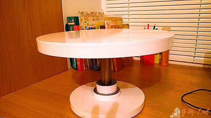 שולחן עוגות סיבובי DIY