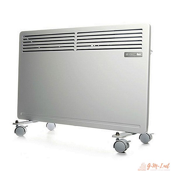 The principle of operation of the electric convector