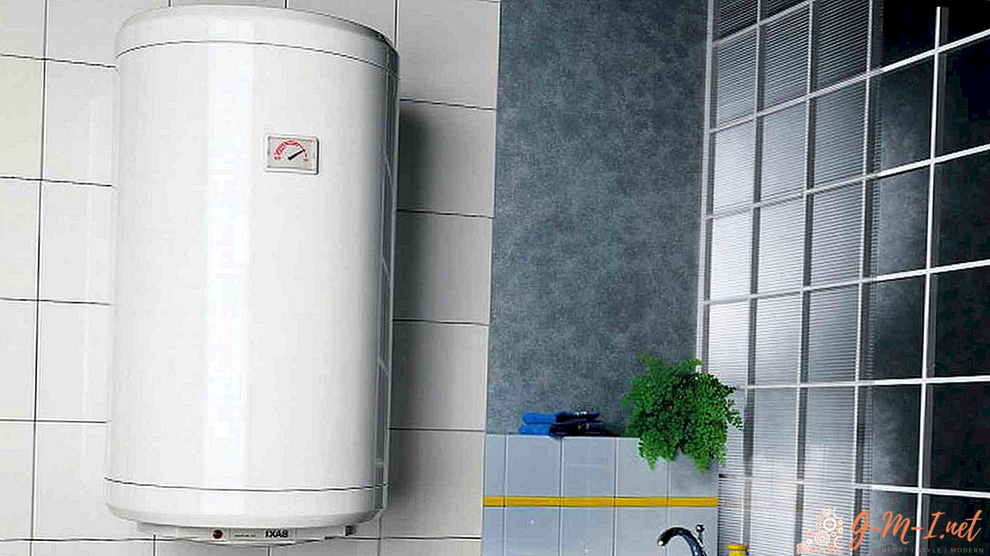 The principle of operation of the storage water heater