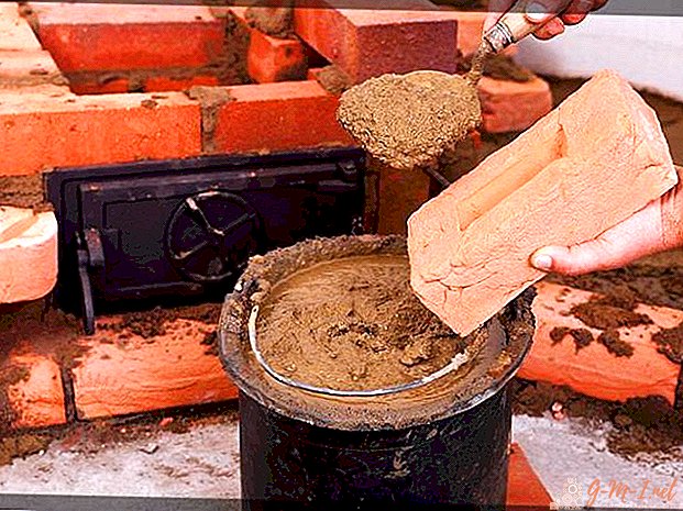 Proportions of clay mortar for masonry furnaces