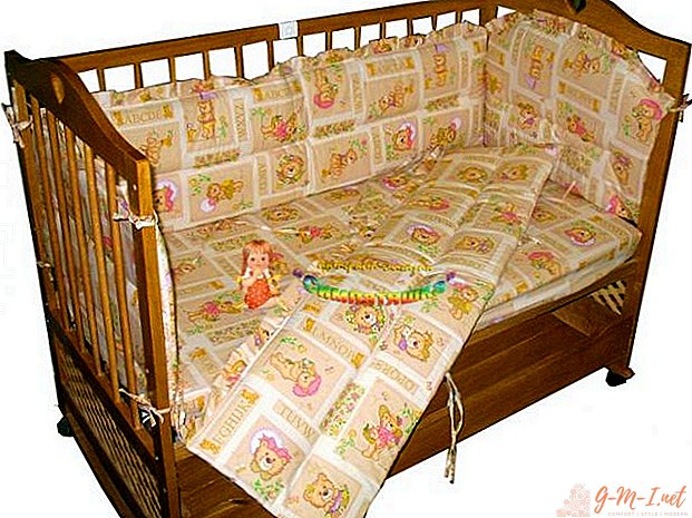 Seitengrößen in einem Kinderbett für Neugeborene