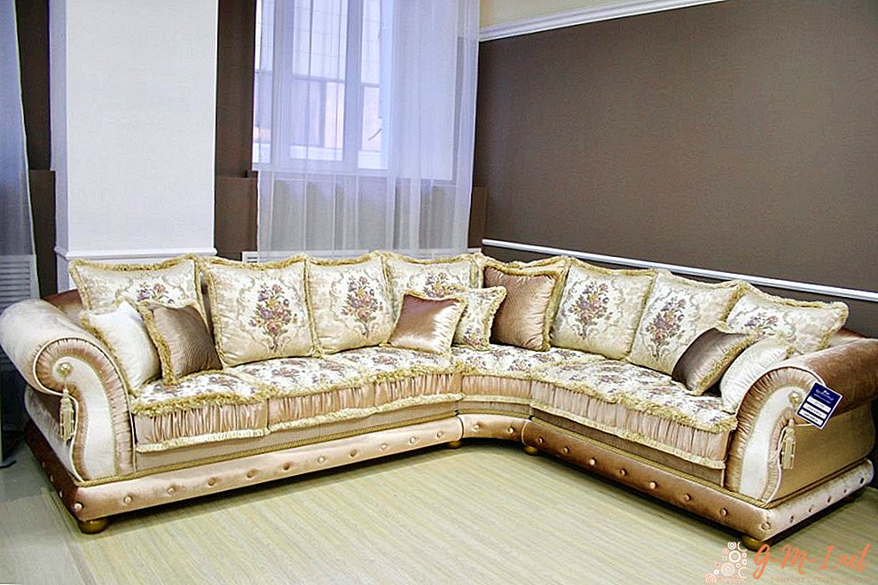Dimensi sofa sudut