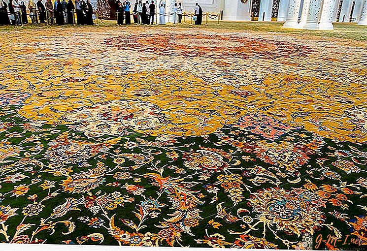 La alfombra más grande del mundo.