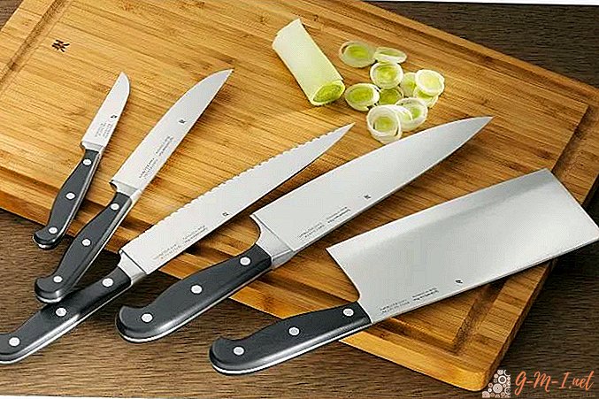 Berapa banyak pisau diperlukan di dapur