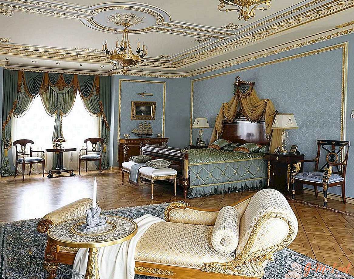 Dormitorio de estilo imperio