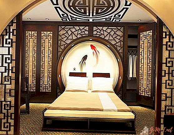 オリエンタルスタイルのベッドルーム