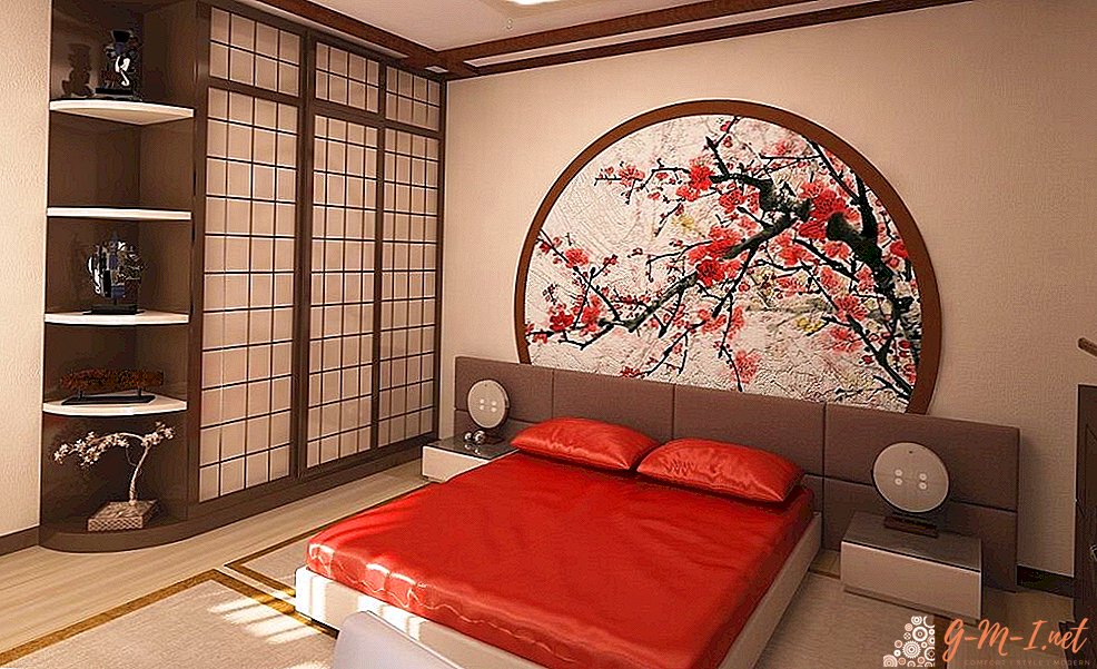 जापानी शैली का बेडरूम