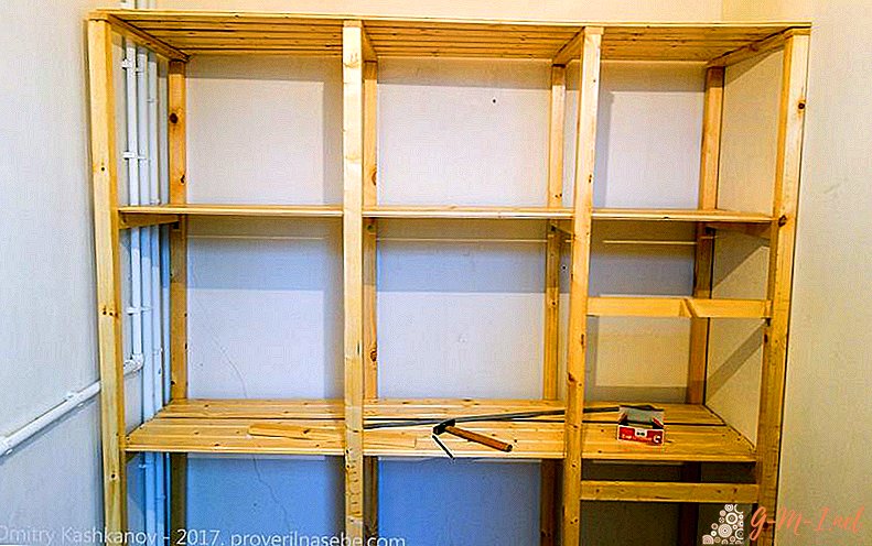 Do-it-yourself shelving unit