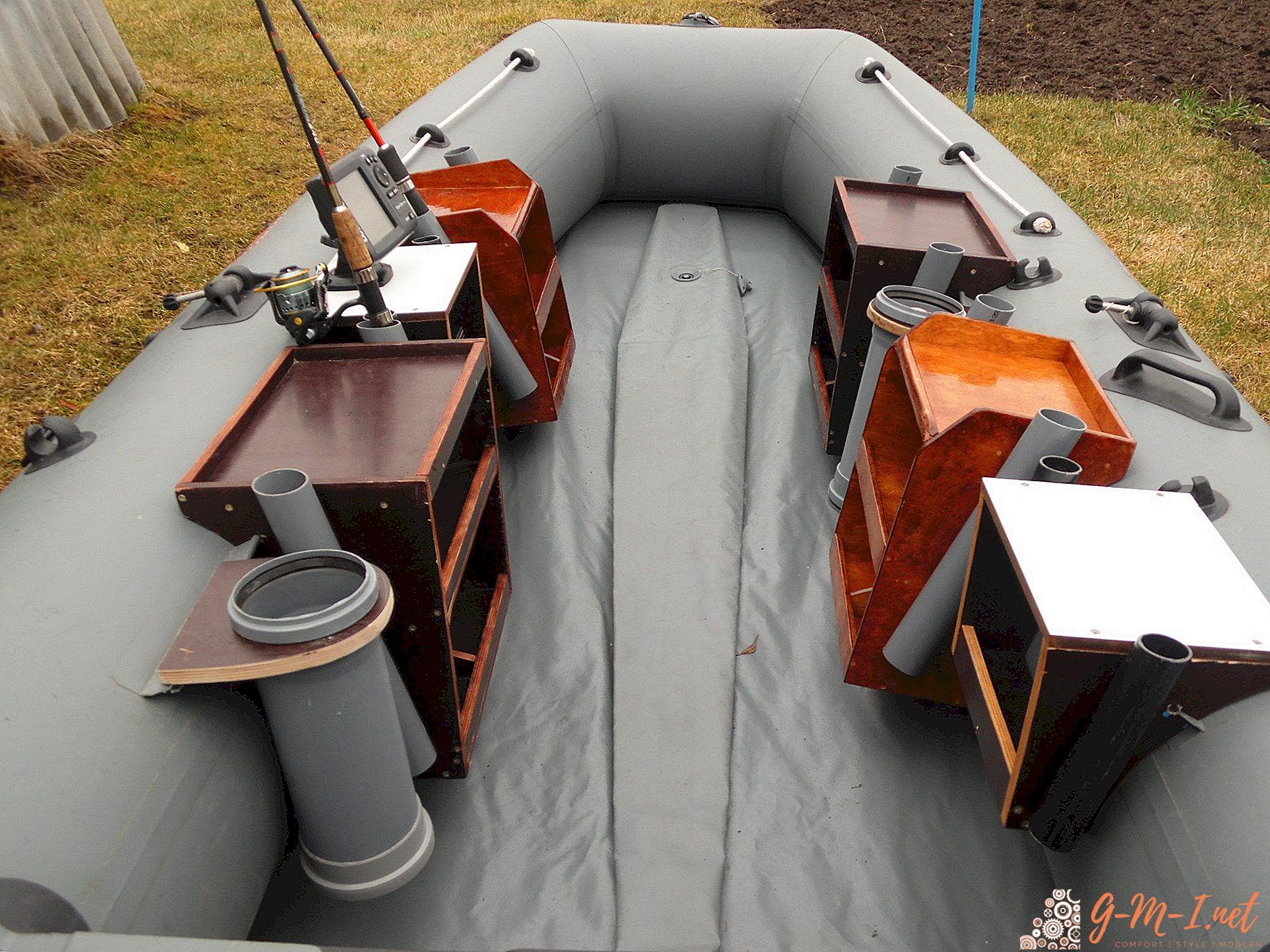 DIY PVC boat table