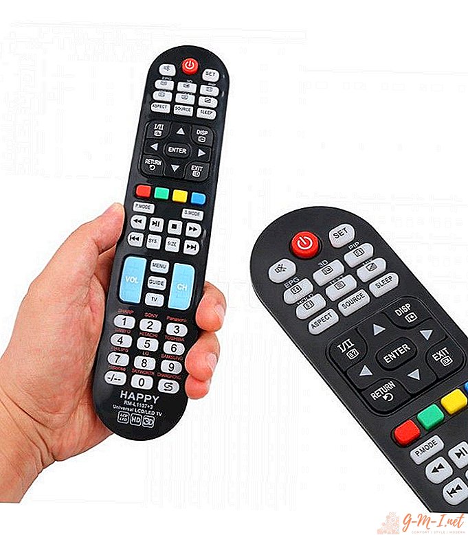 The TV itself switches channels without a remote control