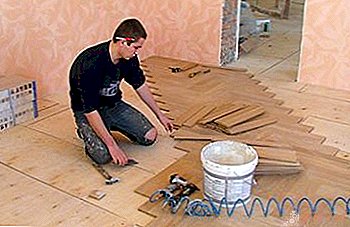 Laying parquet on plywood