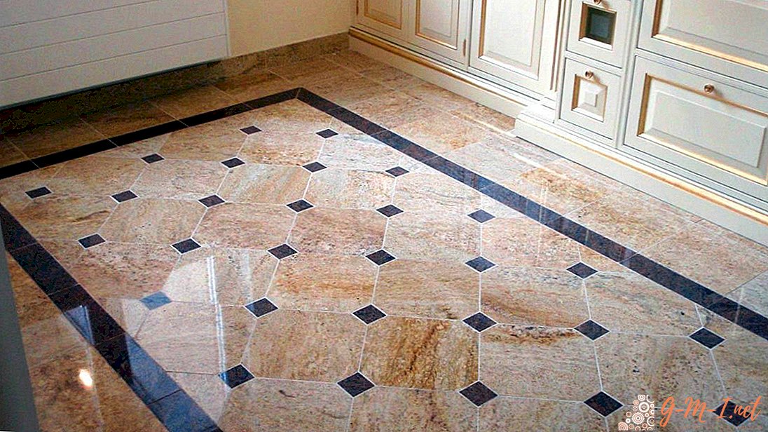 Laying tiles diagonally on the floor