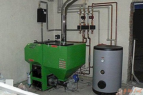 Pellet boiler installation